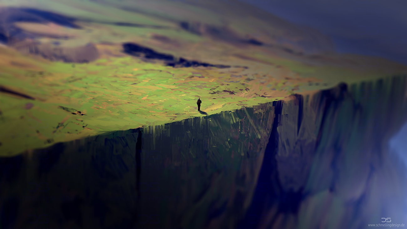 Illustration for article titled Tiny Man, Or Giant Cliff?